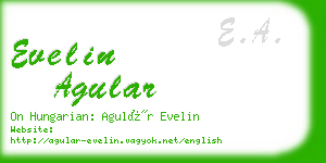 evelin agular business card